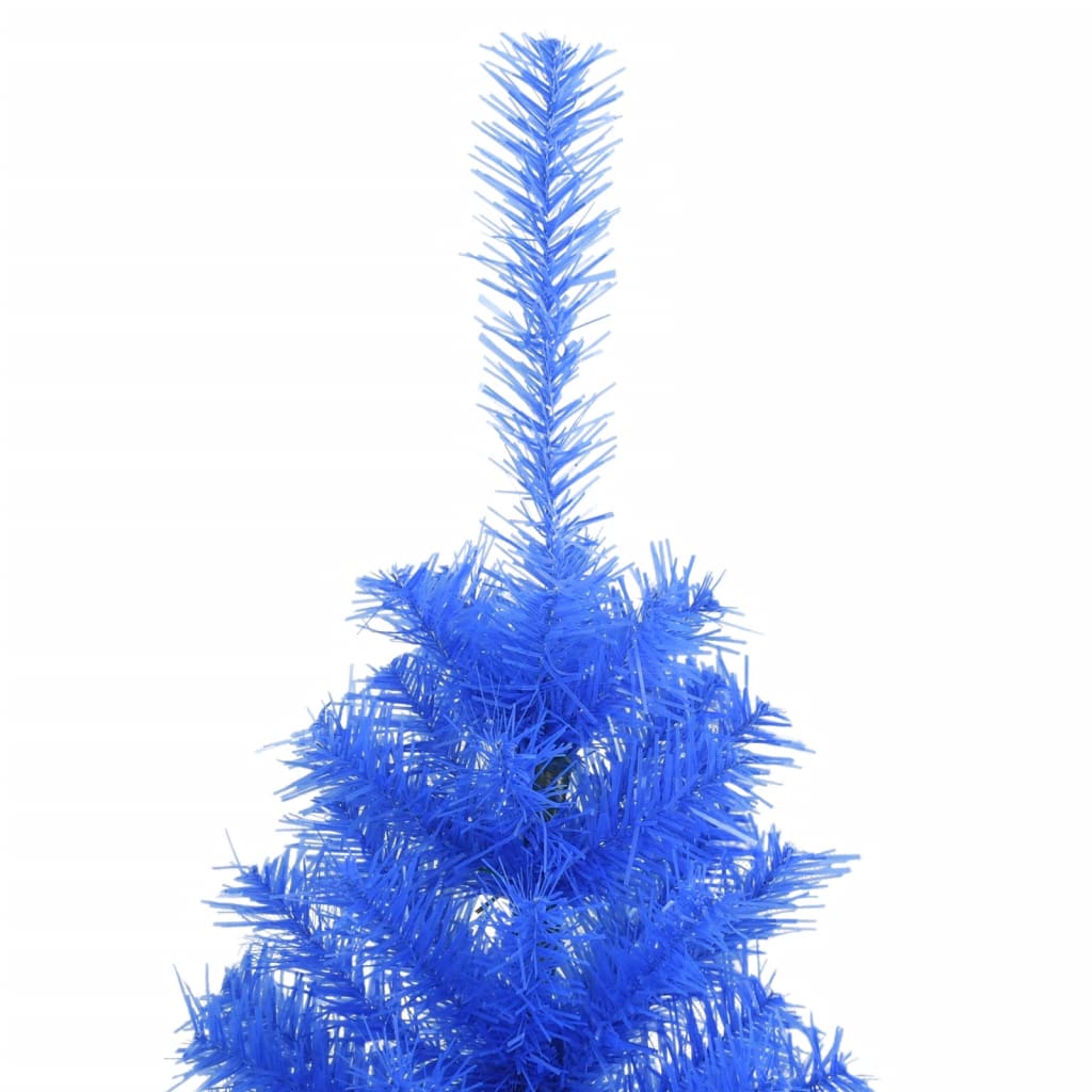 vidaXL kunstkuusk alusega, sinine, 150 cm, PVC
