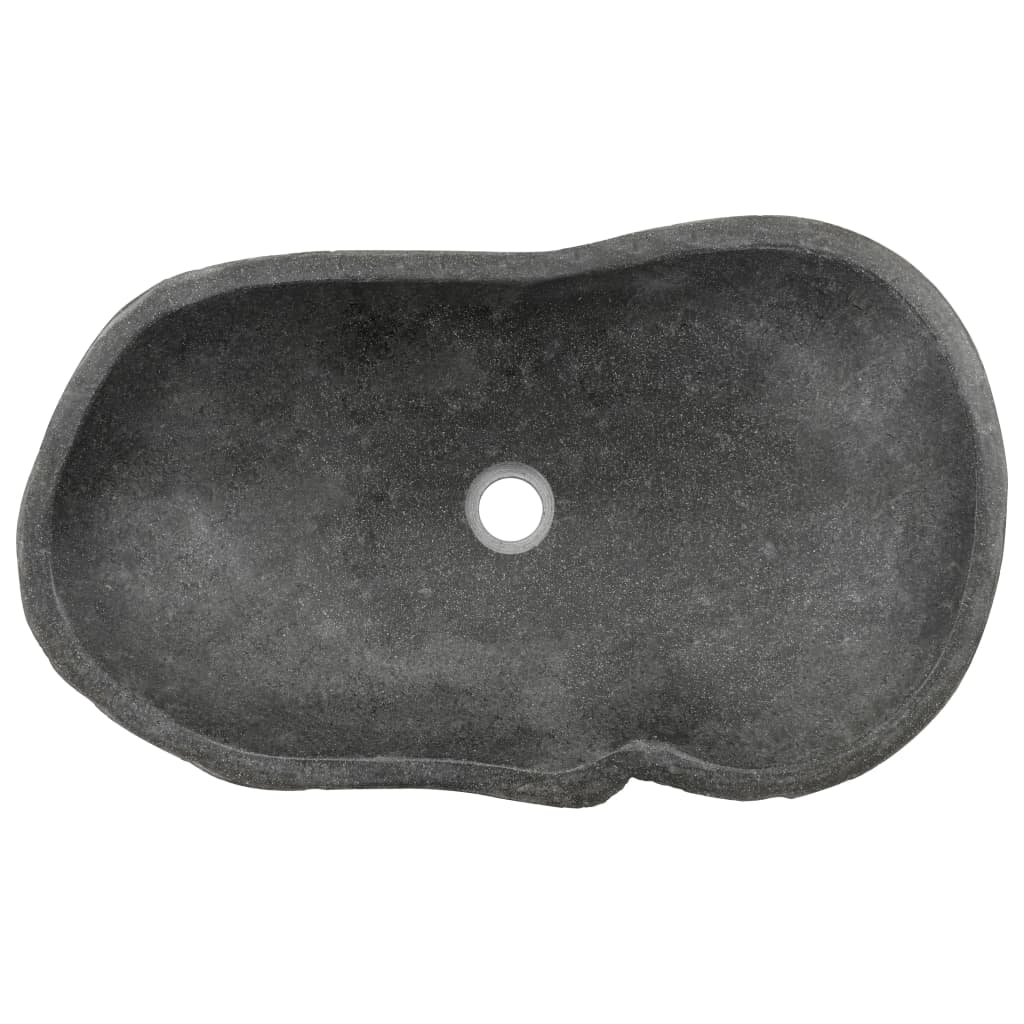 vidaXL kivist valamu, ovaalne 60–70 cm