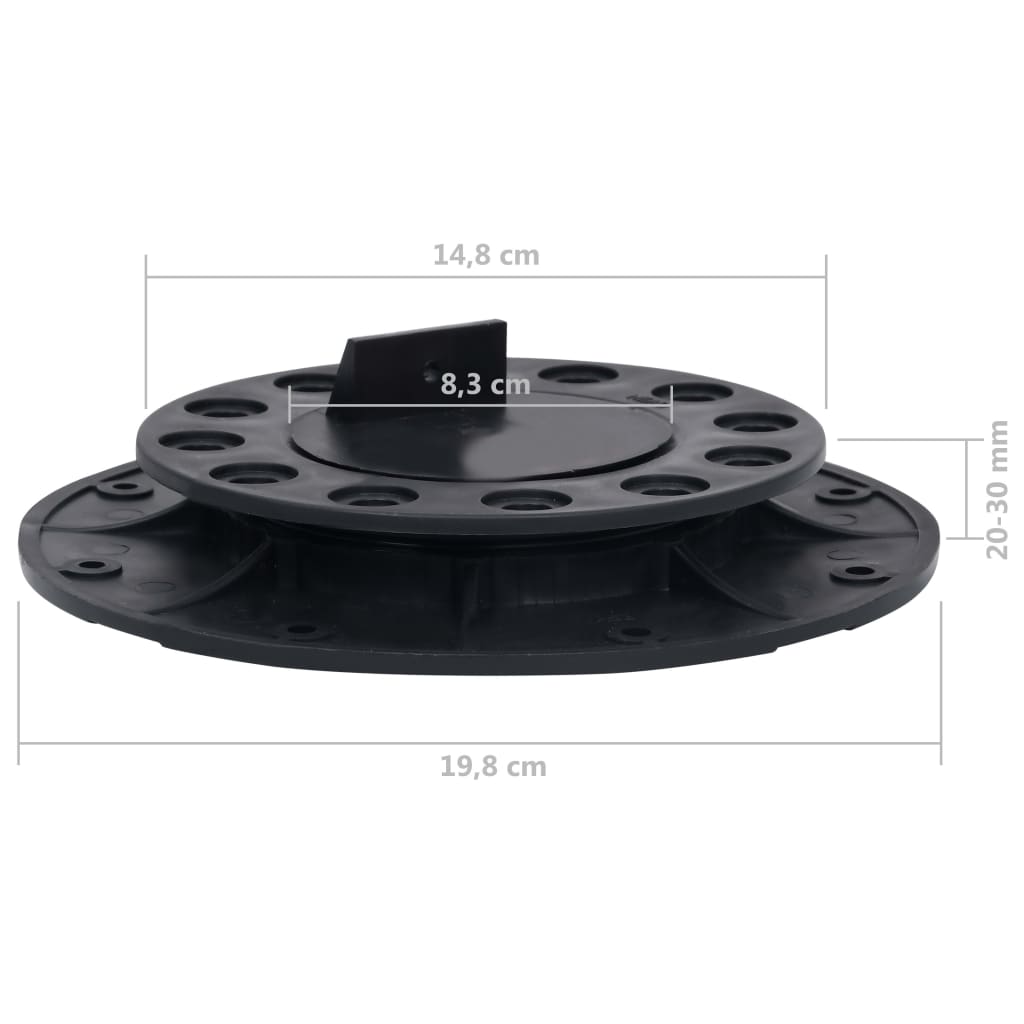 vidaXL reguleeritavad jalad põrandaplaatidele, 10 tk, 20-30 mm