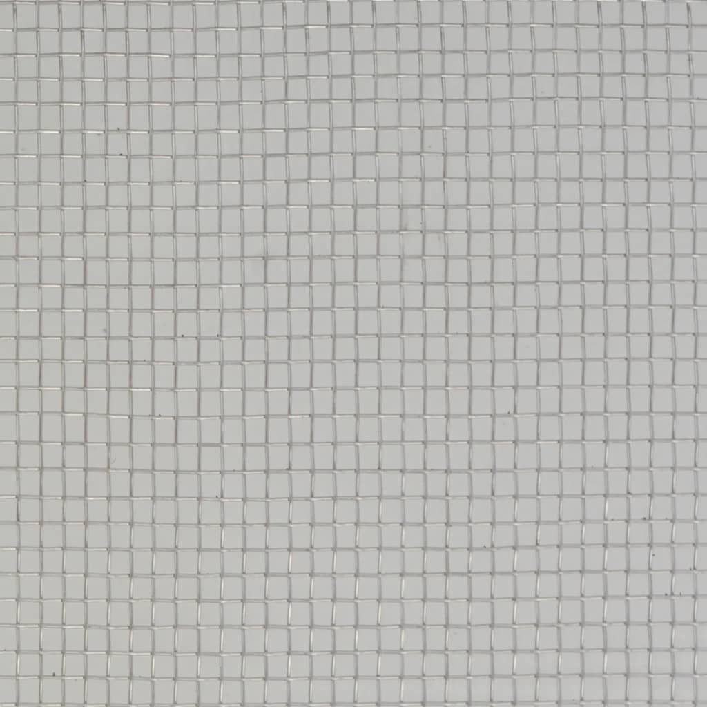 vidaXL võrkkate, roostevaba teras, 100 x 1000 cm, hõbedane