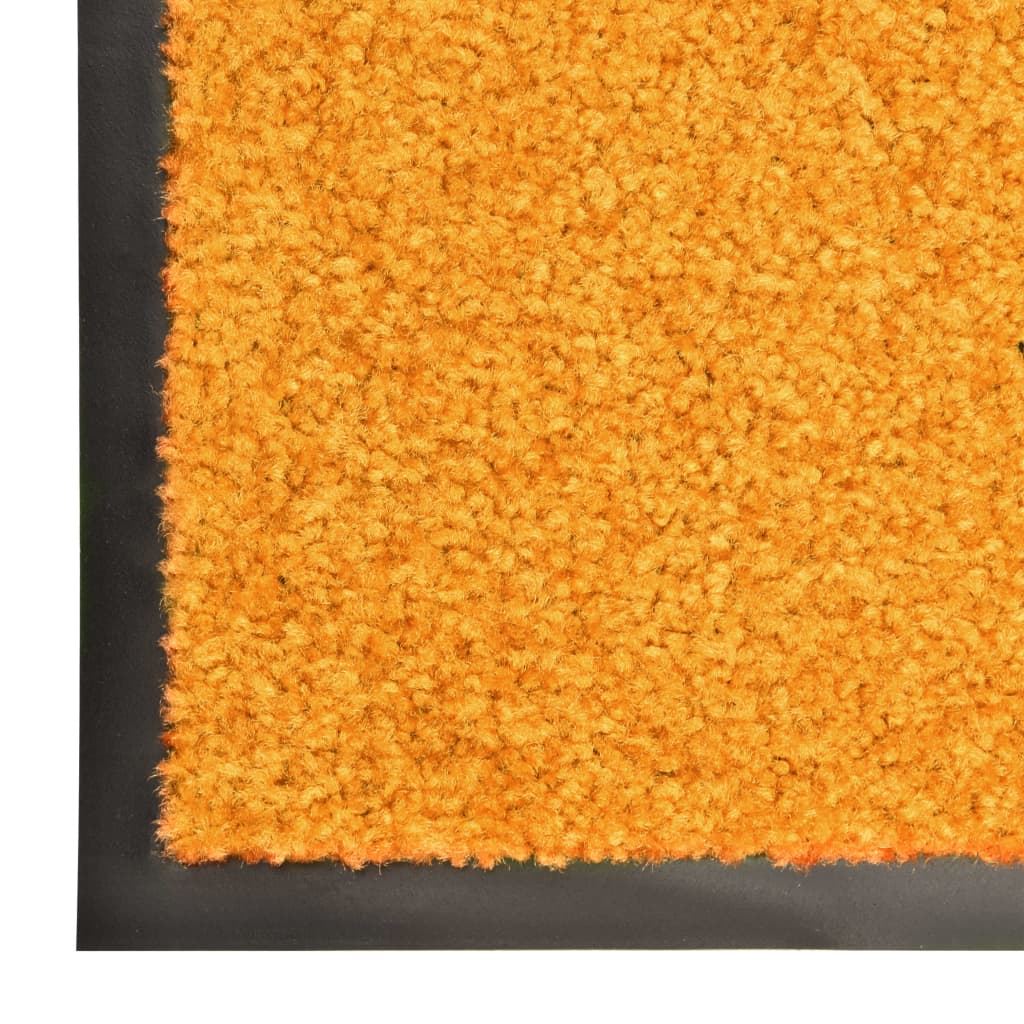 vidaXL uksematt pestav, oranž, 40 x 60 cm