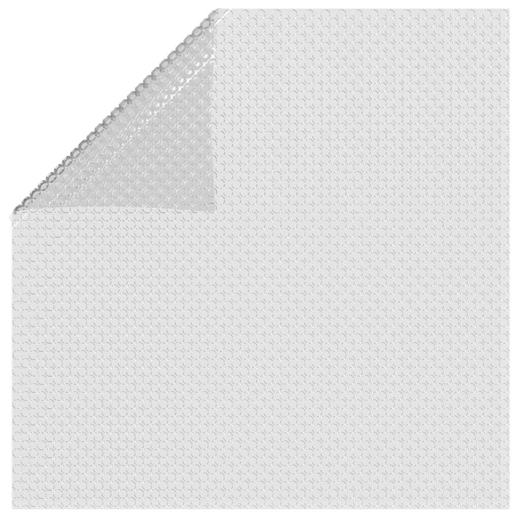 vidaXL ujuv PE ümmargune basseinikile, 488 x 244 cm, hall