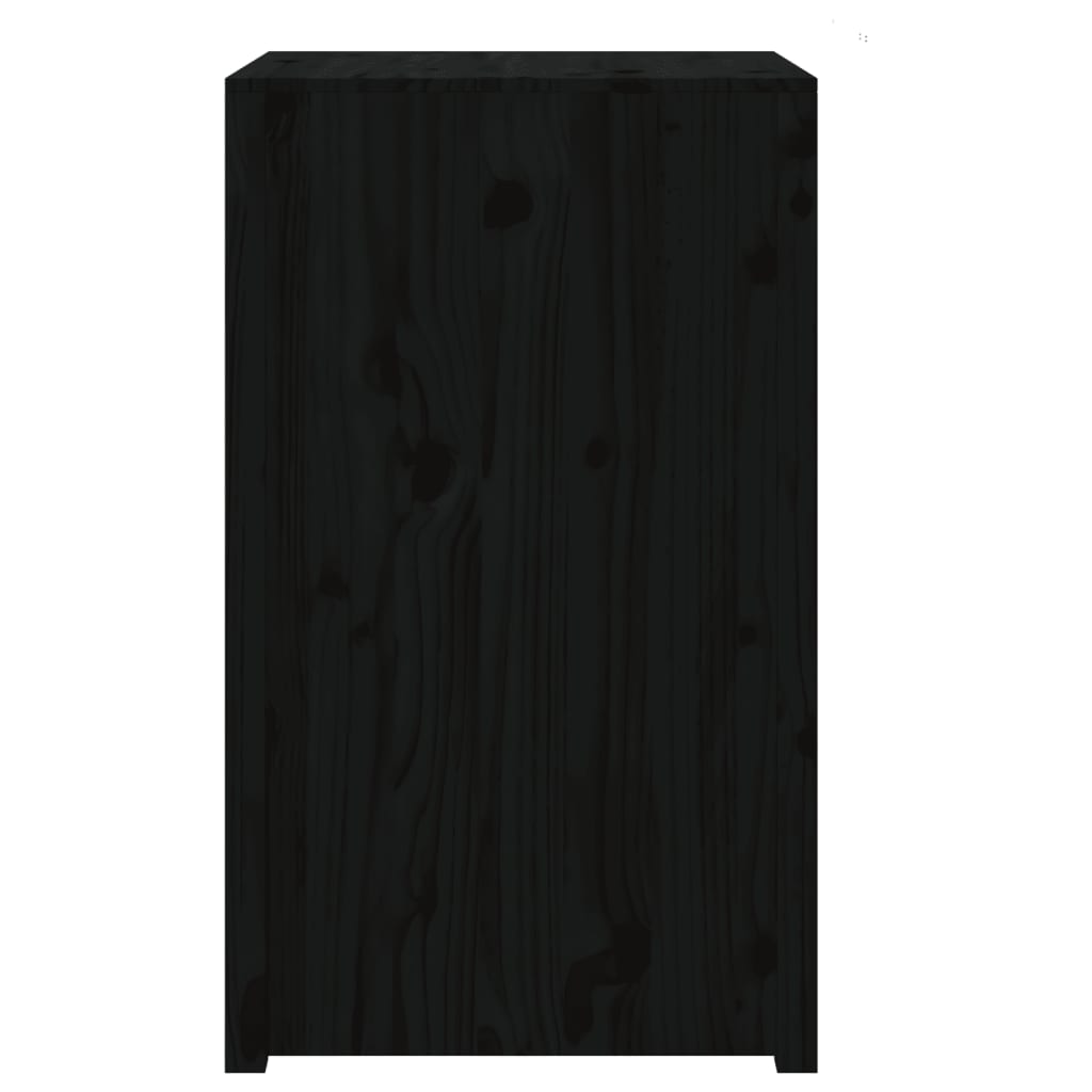 vidaXL õue köögikapp, must, 55 x 55 x 92 cm, männipuit