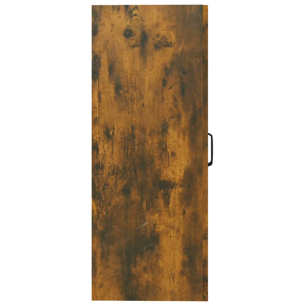 vidaXL seinakapp, suitsutatud tamm, 69,5x34x90 cm