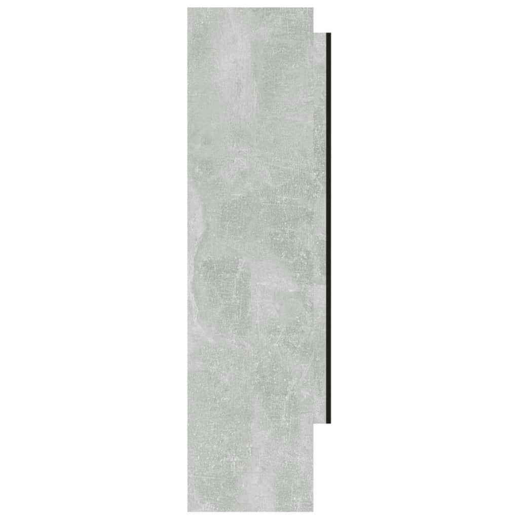 vidaXL vannitoa peegelkapp, 80 x 15 x 60 cm, MDF, betoonhall