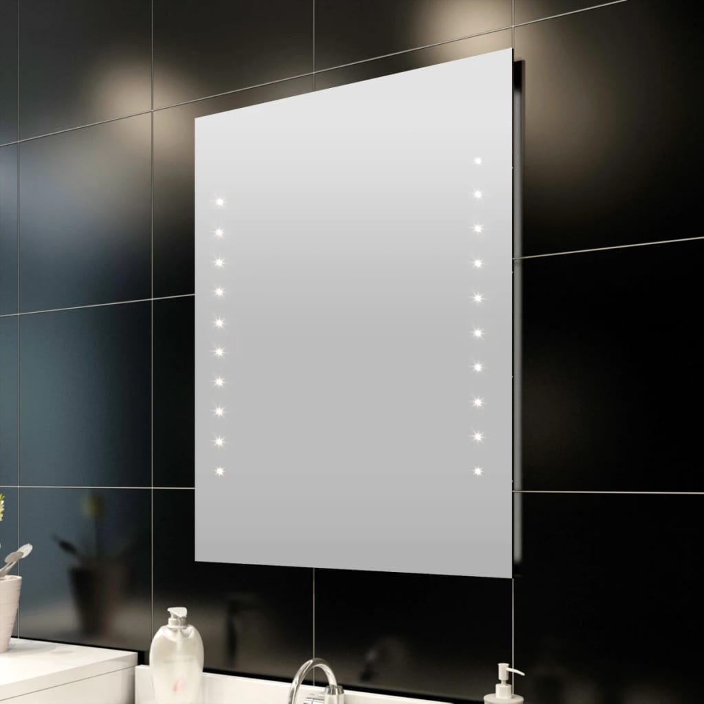 LED tuledega peegel vannituppa 50 x 60 cm