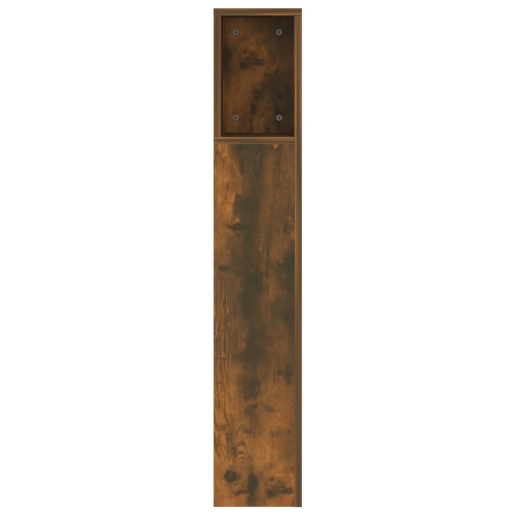 vidaXL peatsi kapp, suitsutatud tamm, 160x18,5x104,5 cm