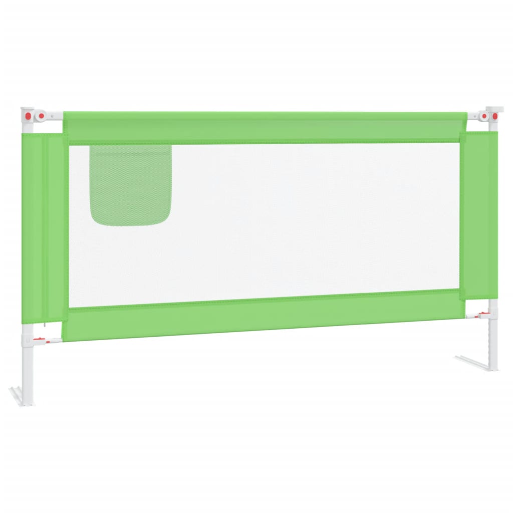 vidaXL voodipiire väikelapse voodile, roheline, 160 x 25 cm, kangas