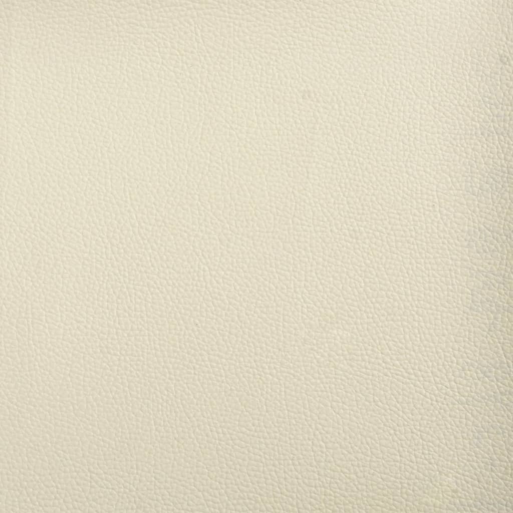 vidaXL tugitool, kreemjasvalge, 60 cm, kunstnahk