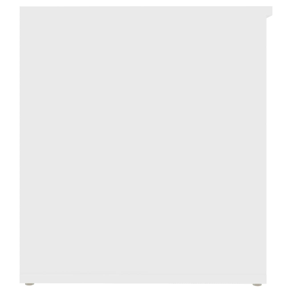 vidaXL hoiukast, valge, 84 x 42 x 46 cm, tehispuit