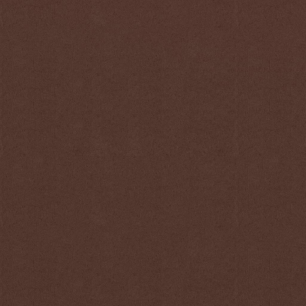 vidaXL rõdusirm, pruun, 75 x 400 cm, oxford-kangas