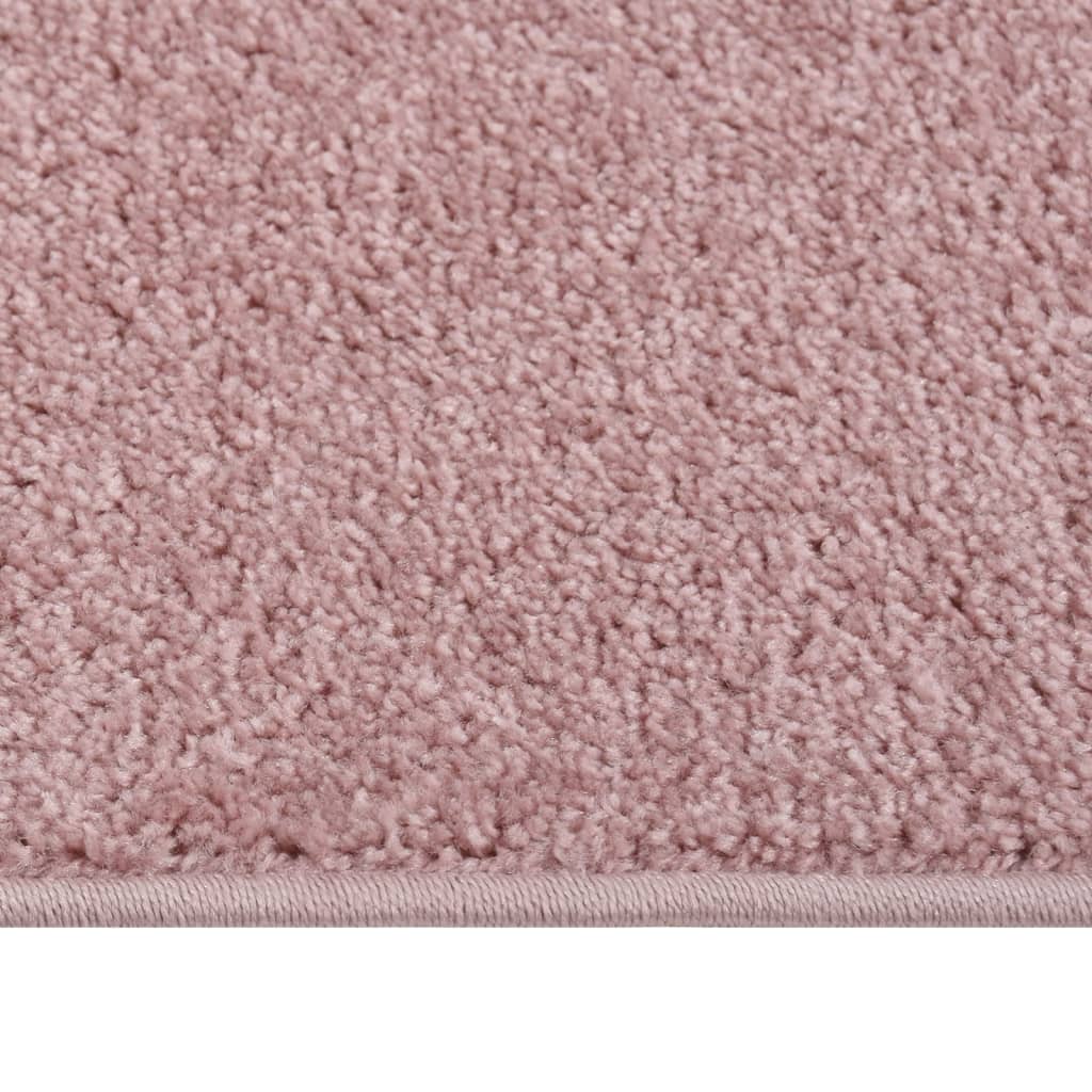 vidaXL vaip, lühike narmas, 80 x 150 cm, roosa
