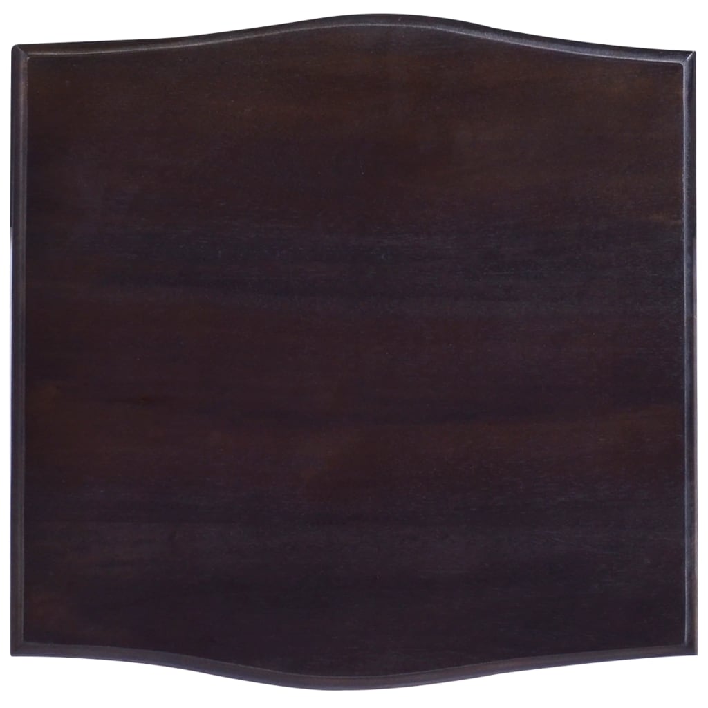 vidaXL öökapp, hele must, 40 x 40 x 45 cm, toekas mahagonipuit