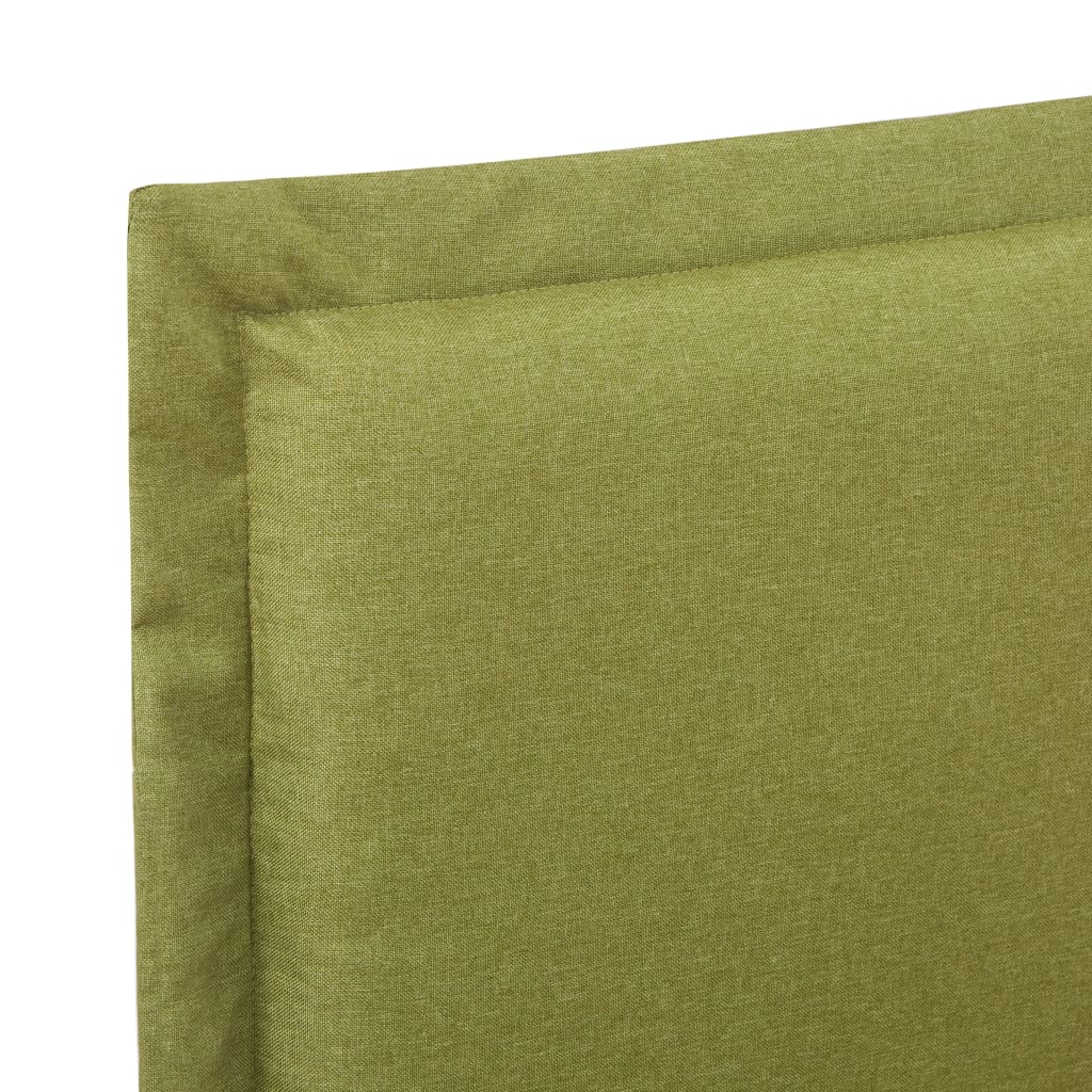 vidaXL voodiraam, rohelisest kangast, 120 x 200 cm