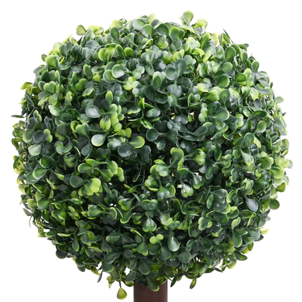 vidaXL kunsttaim pukspuu pallikujuline lillepotiga, roheline, 118 cm