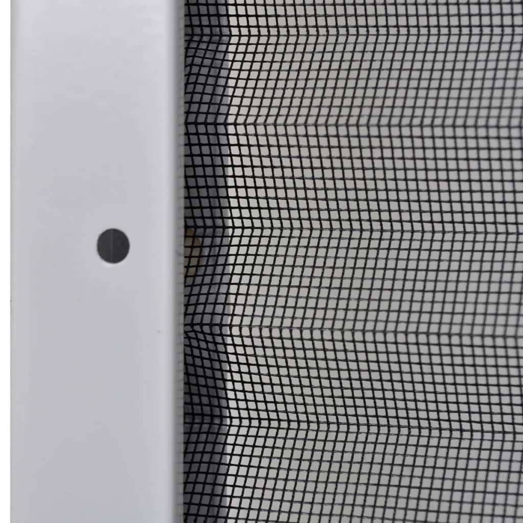 vidaXL plisseeritud putukavõrk aknale, alumiinium, 80 x 100 cm