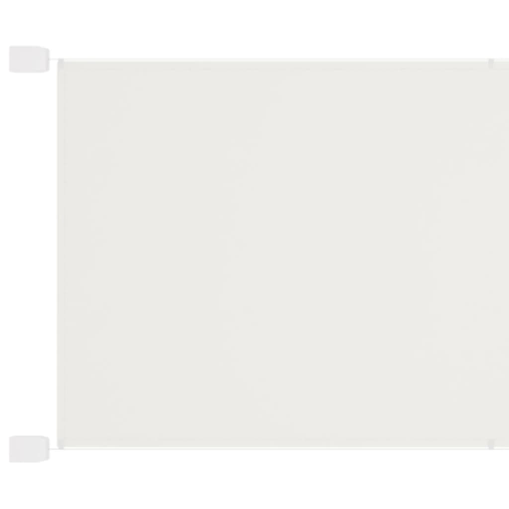 vidaXL vertikaalne varikatus valge 100x420 cm Oxfordi kangas