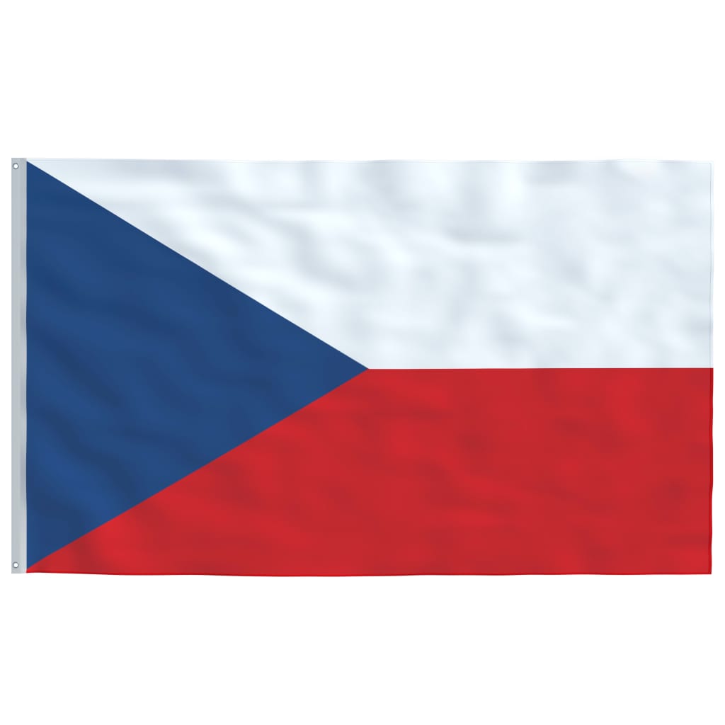 vidaXL Tšehhi lipp ja lipumast, 6,23 m, alumiinium