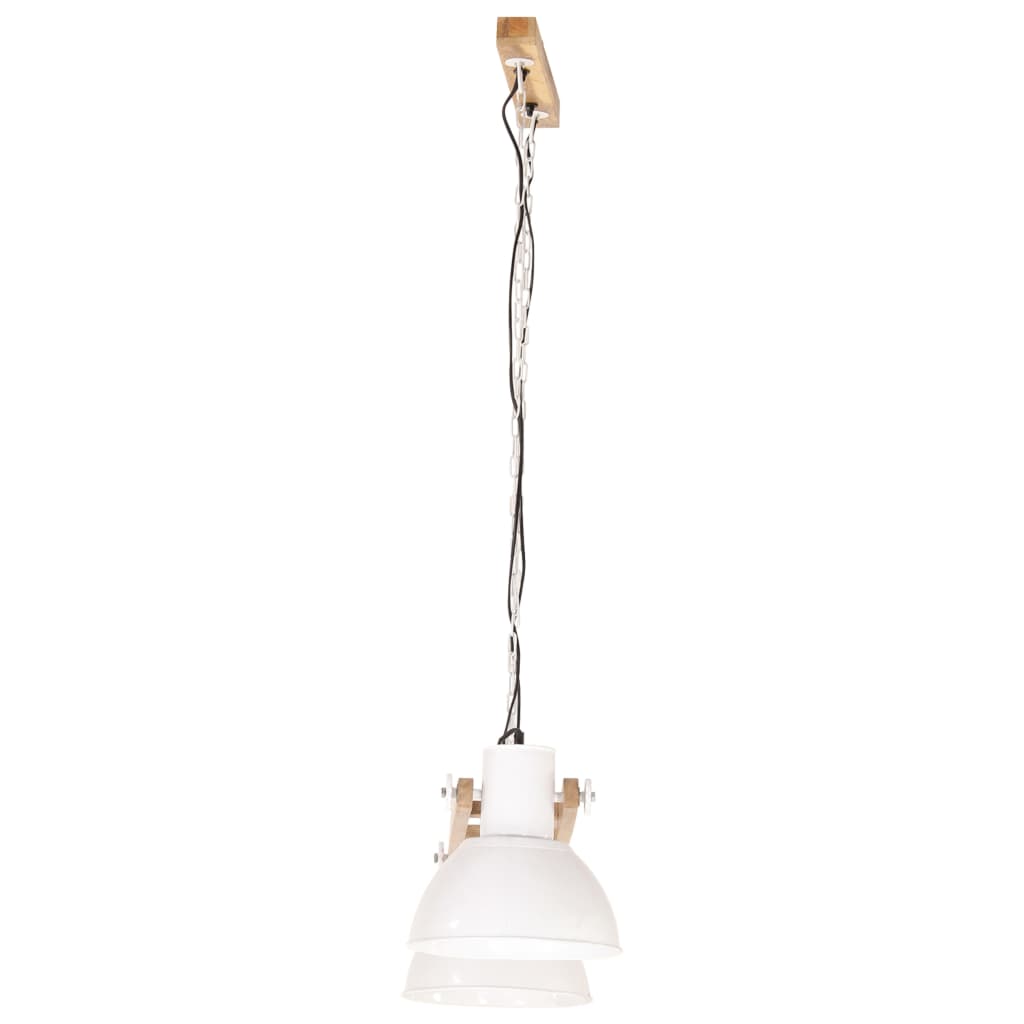 vidaXL tööstuslik laelamp 25 W, valge, 109 cm E27