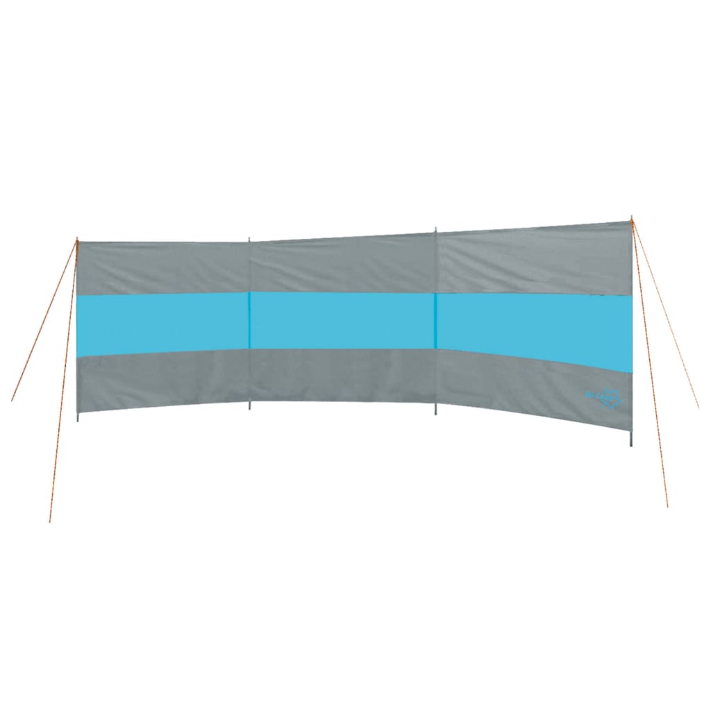 Bo-Camp tuuletõke "Brendan" 500x140 cm hall ja sinine