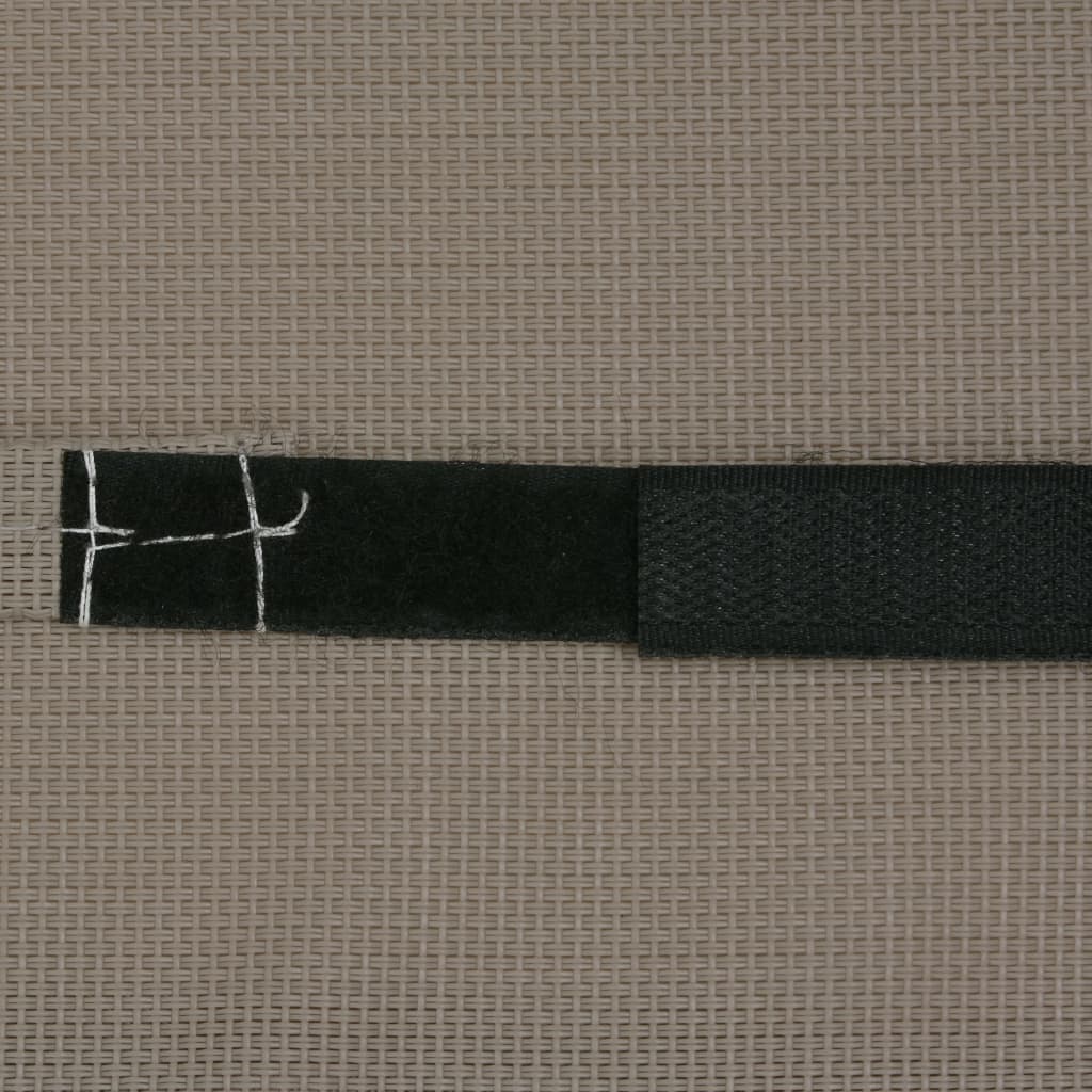 vidaXL rannatooli peatugi, pruunikashall, 40 x 7,5 x 15 cm, tekstileen