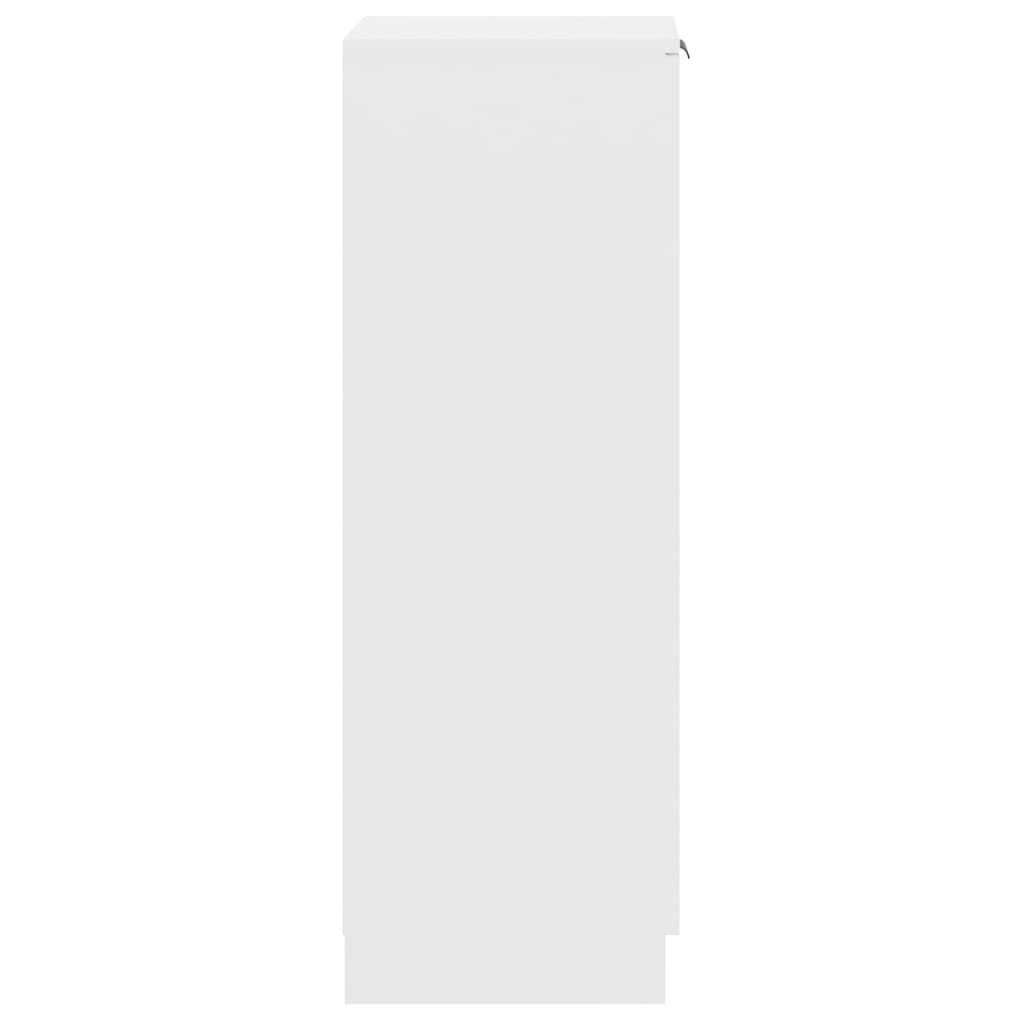 vidaXL jalatsikapp, valge, 30 x 35 x 100 cm, tehispuit