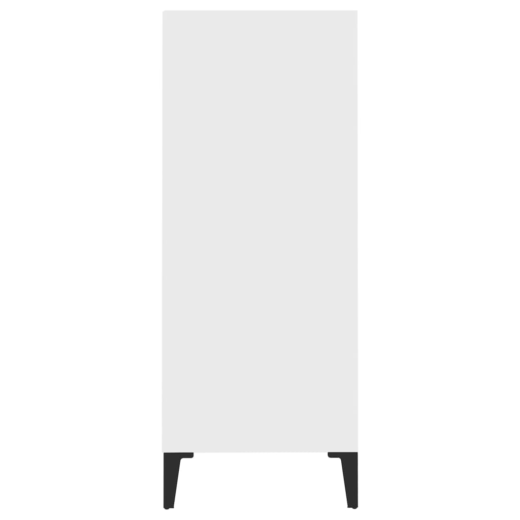 vidaXL puhvetkapp, valge, 57x35x90 cm puitlaastplaat