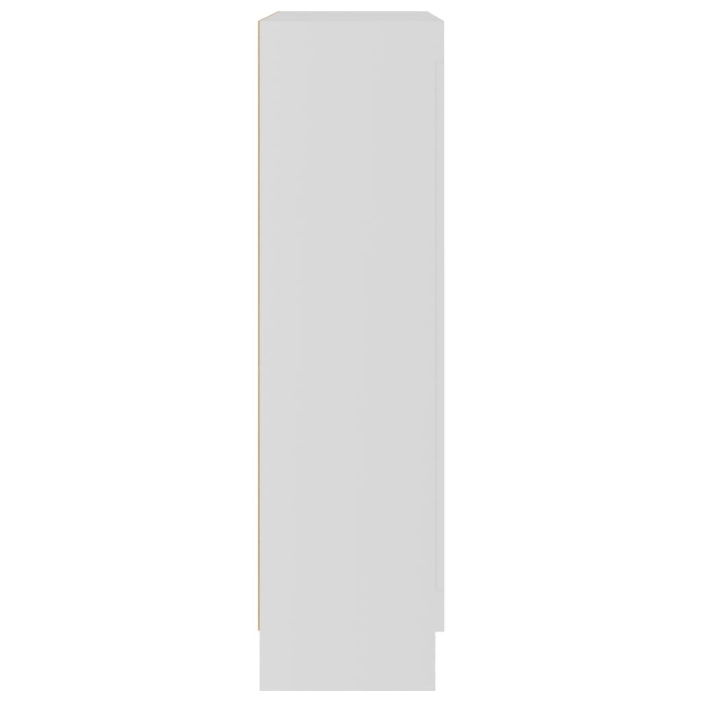 vidaXL raamatukapp, valge, 82,5 x 30,5 x 115 cm, tehispuit