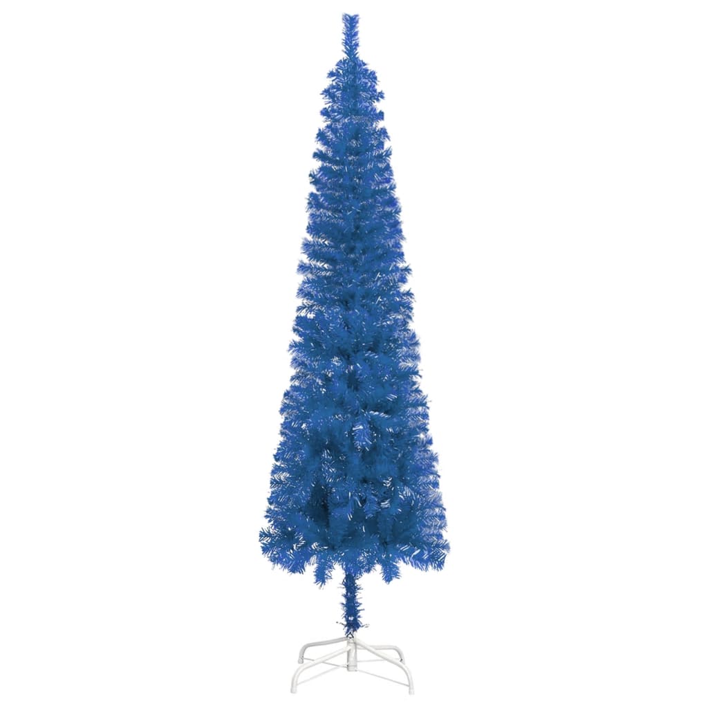 vidaXL kitsas jõulukuusk, sinine, 120 cm
