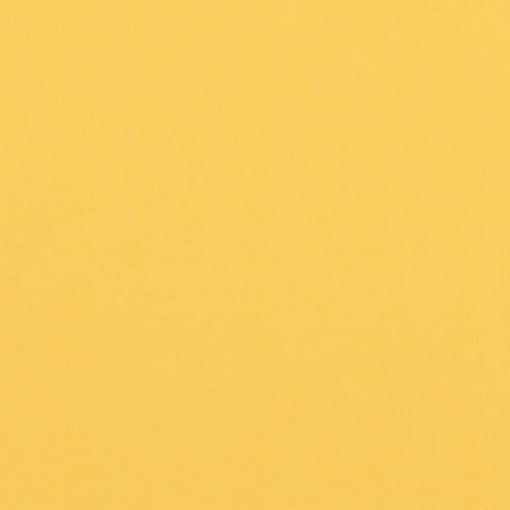 vidaXL rõdusirm, kollane, 75 x 500 cm, oxford-kangas
