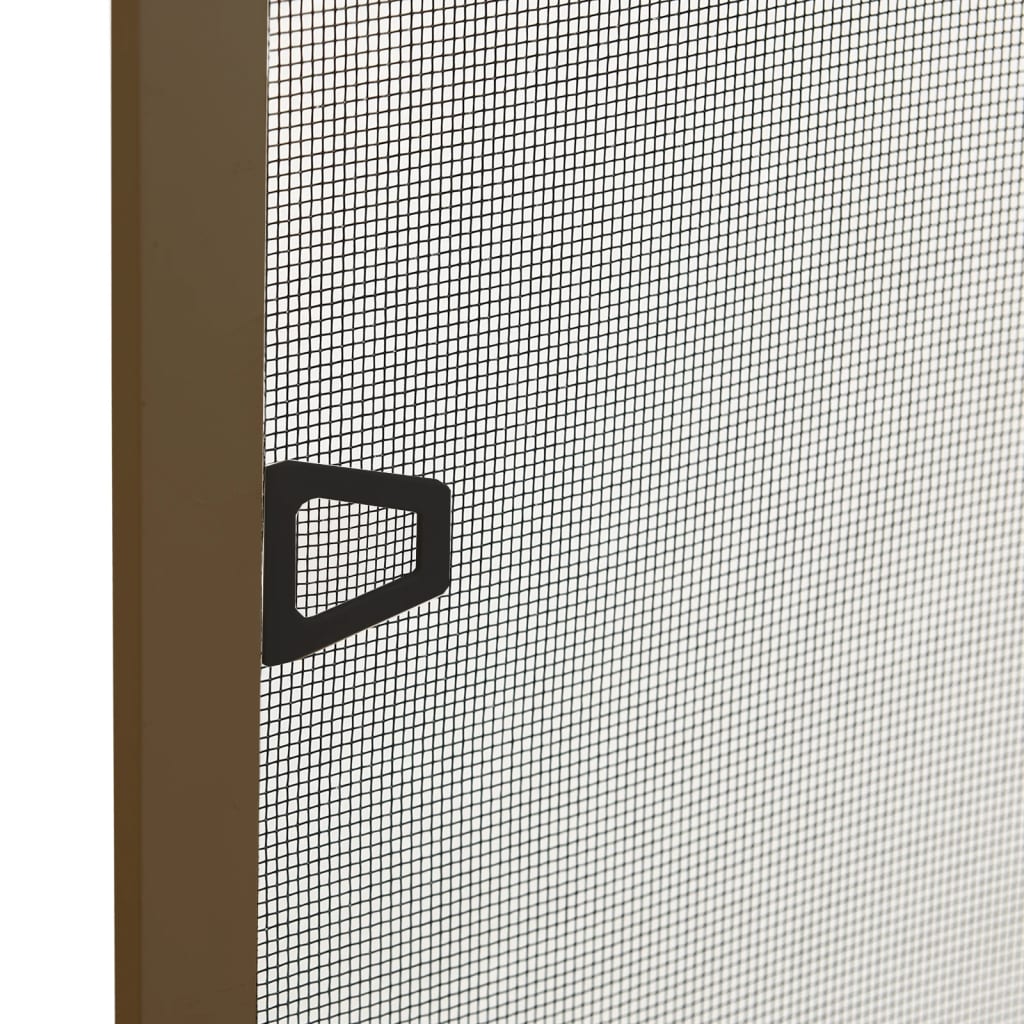 vidaXL putukavõrk aknale pruun 80 x 100 cm