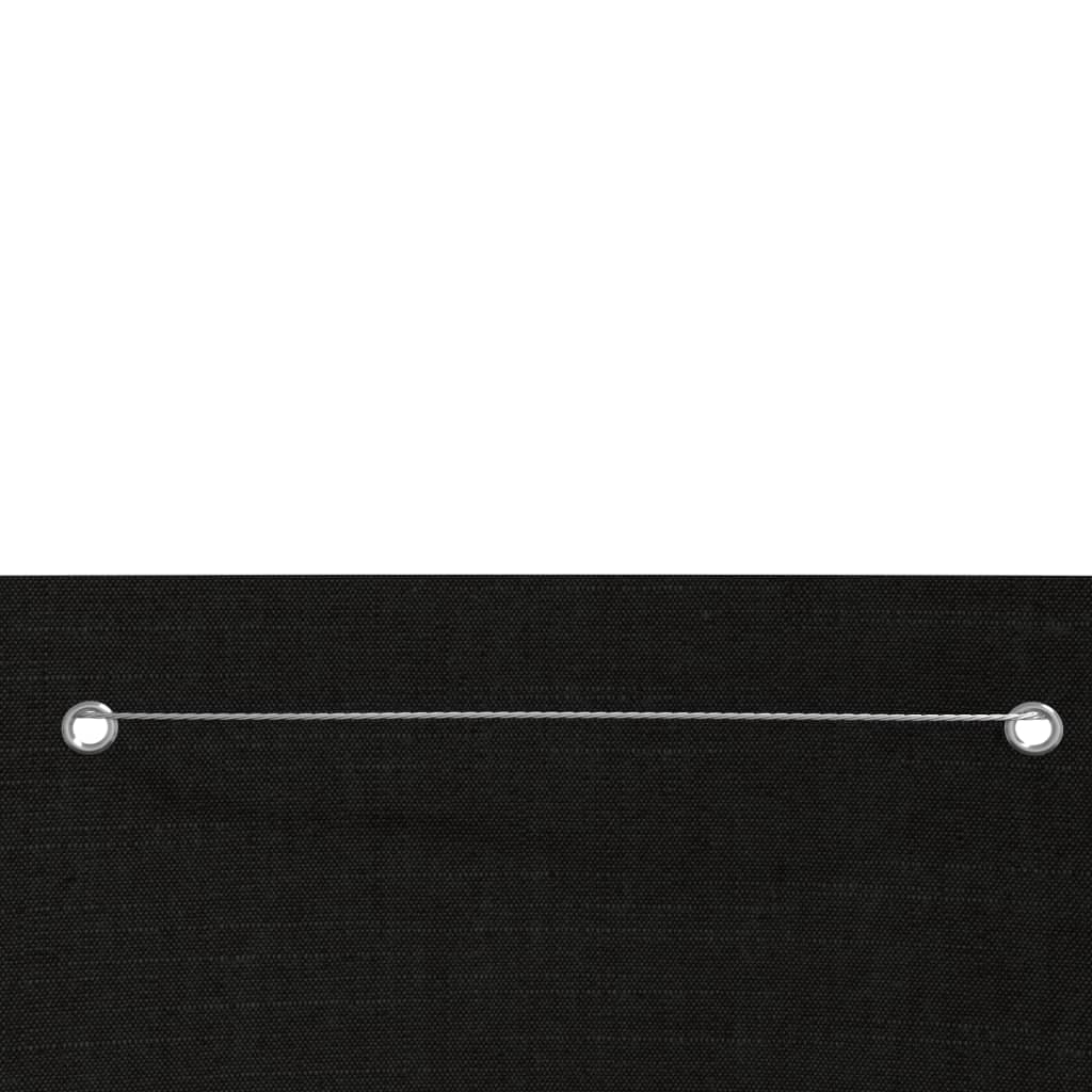 vidaXL rõdusirm, must, 120 x 240 cm, Oxfordi kangas