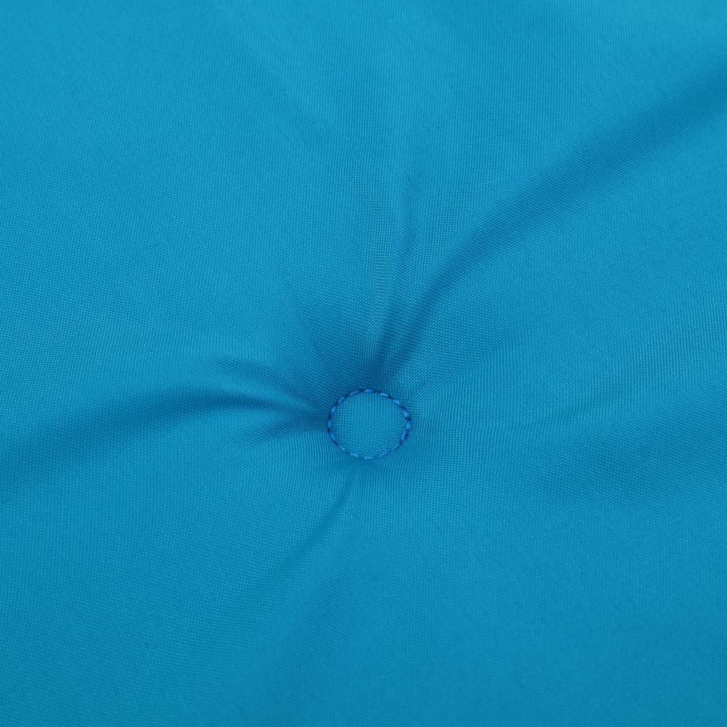 vidaXL aiatooli istmepadjad 2 tk, sinine, 50 x 50 x 3 cm, kangas