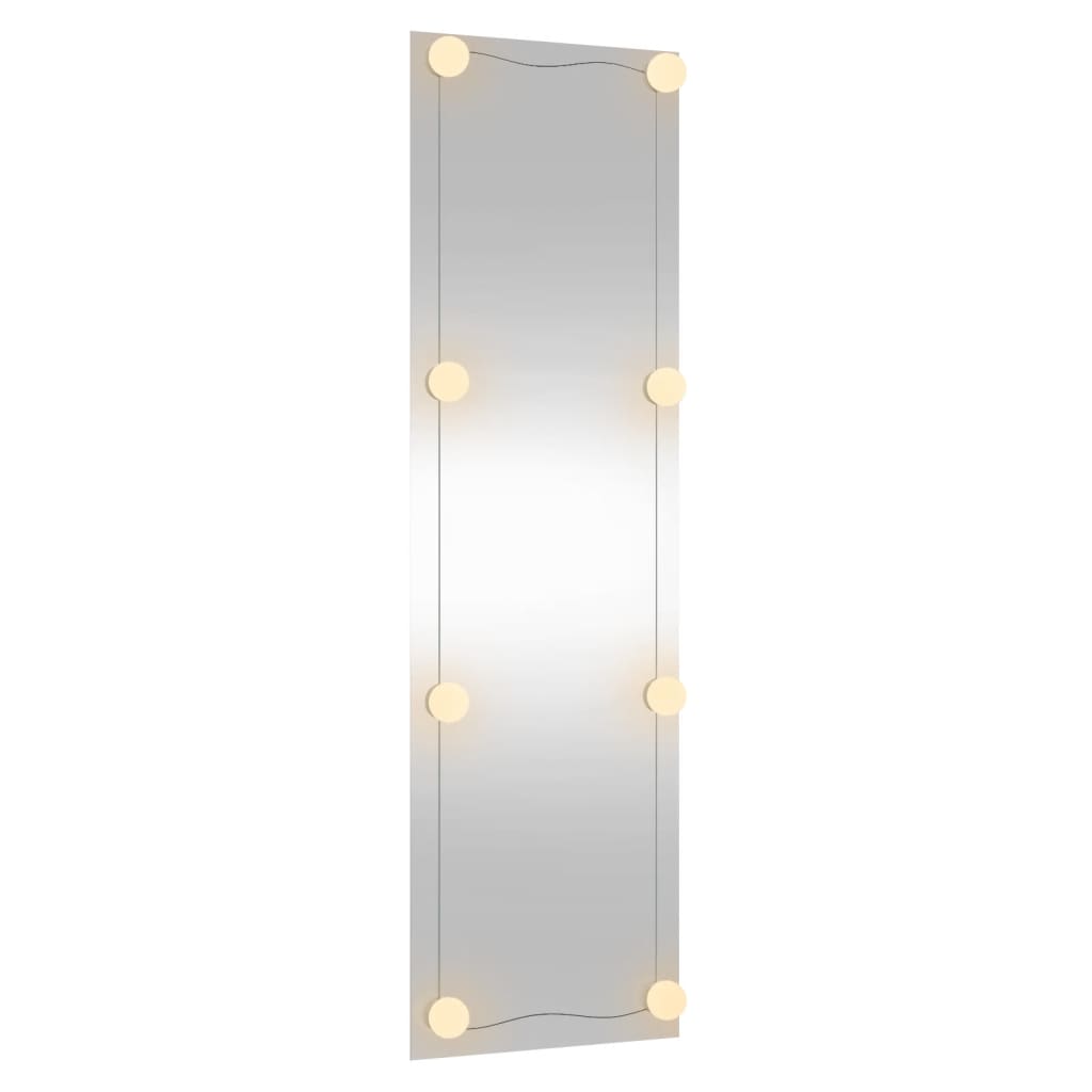 vidaXL seinapeegel LED-tuledega, 30 x 100 cm, klaas, ristkülik
