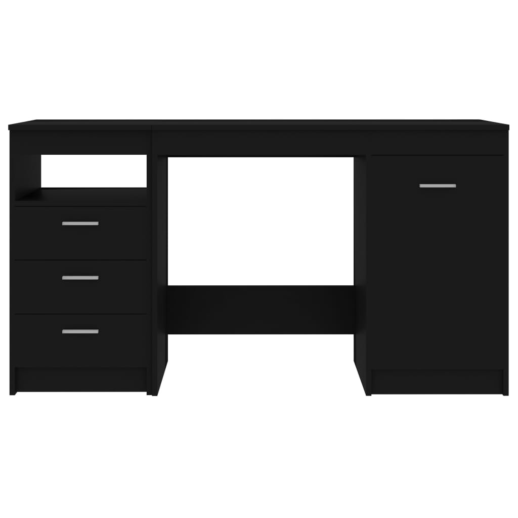 vidaXL kirjutuslaud, must, 140 x 50 x 76 cm puitlaastplaat