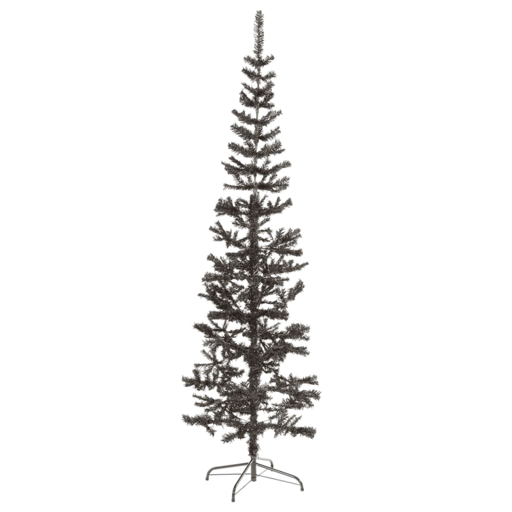 vidaXL kitsas jõulukuusk, must, 240 cm