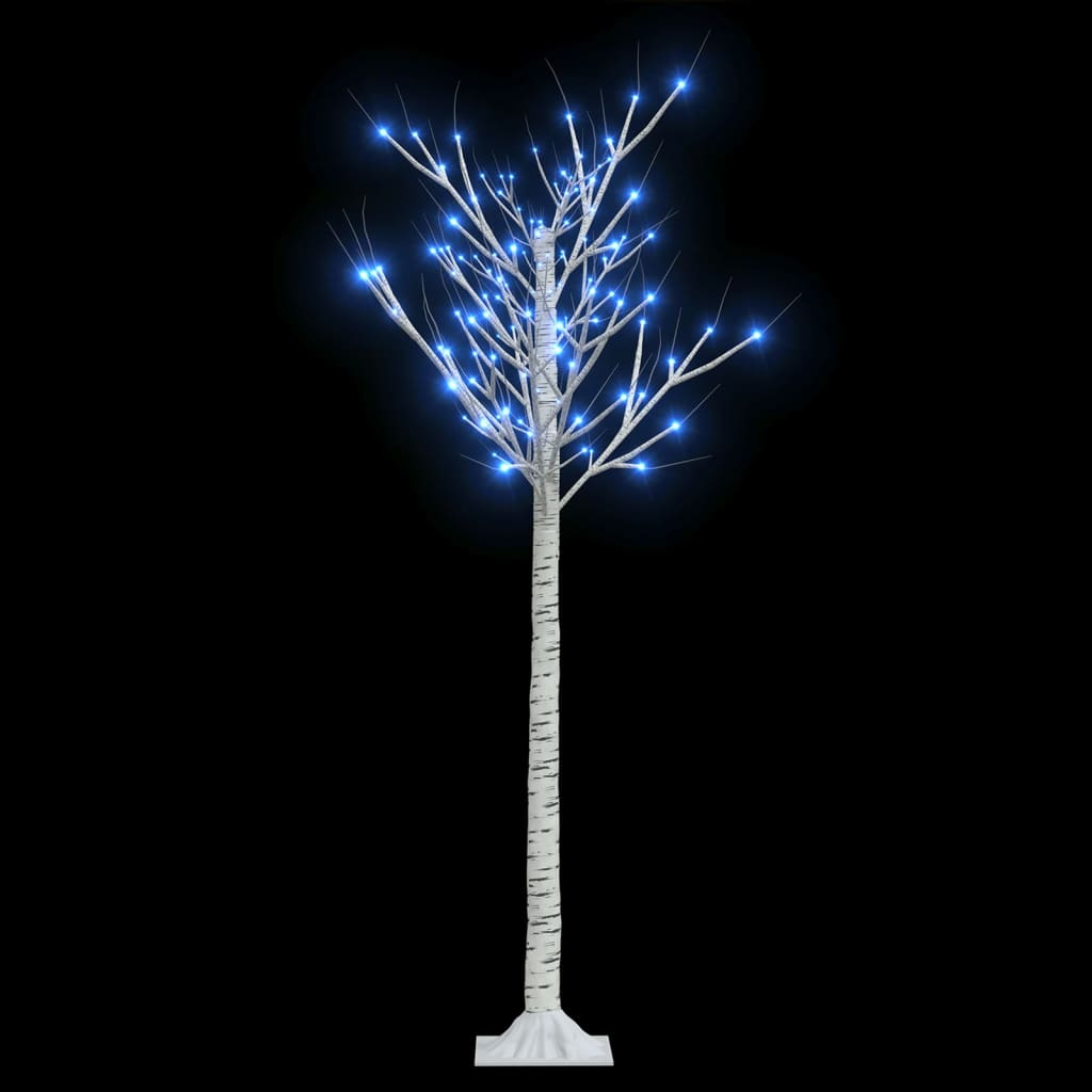 vidaXL jõulupuu 140 LEDi 1,5 m, sinine paju, tuppa/õue