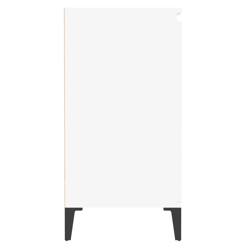 vidaXL puhvetkapp, valge, 60 x 35 x 70 cm, puitlaastplaat