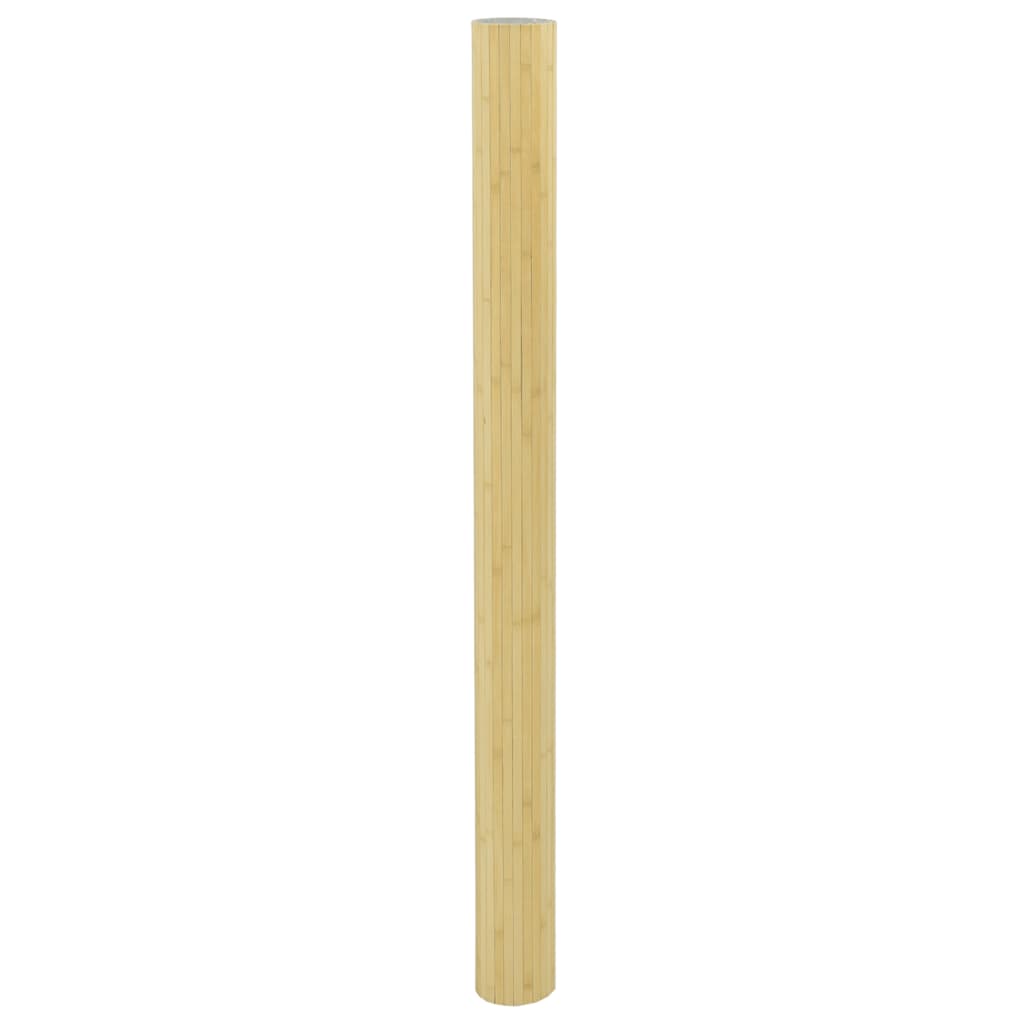 vidaXL ruumijagaja, naturaalne hele, 165 x 400 cm, bambus