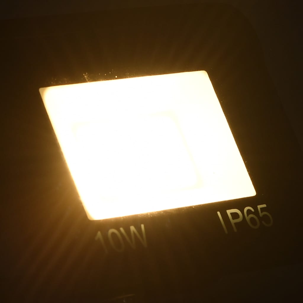 vidaXL LED-prožektor 10 W, soe valge