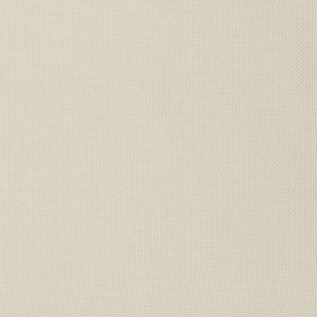 vidaXL jalapink, kreemjas, 51 x 41 x 40 cm, kangas