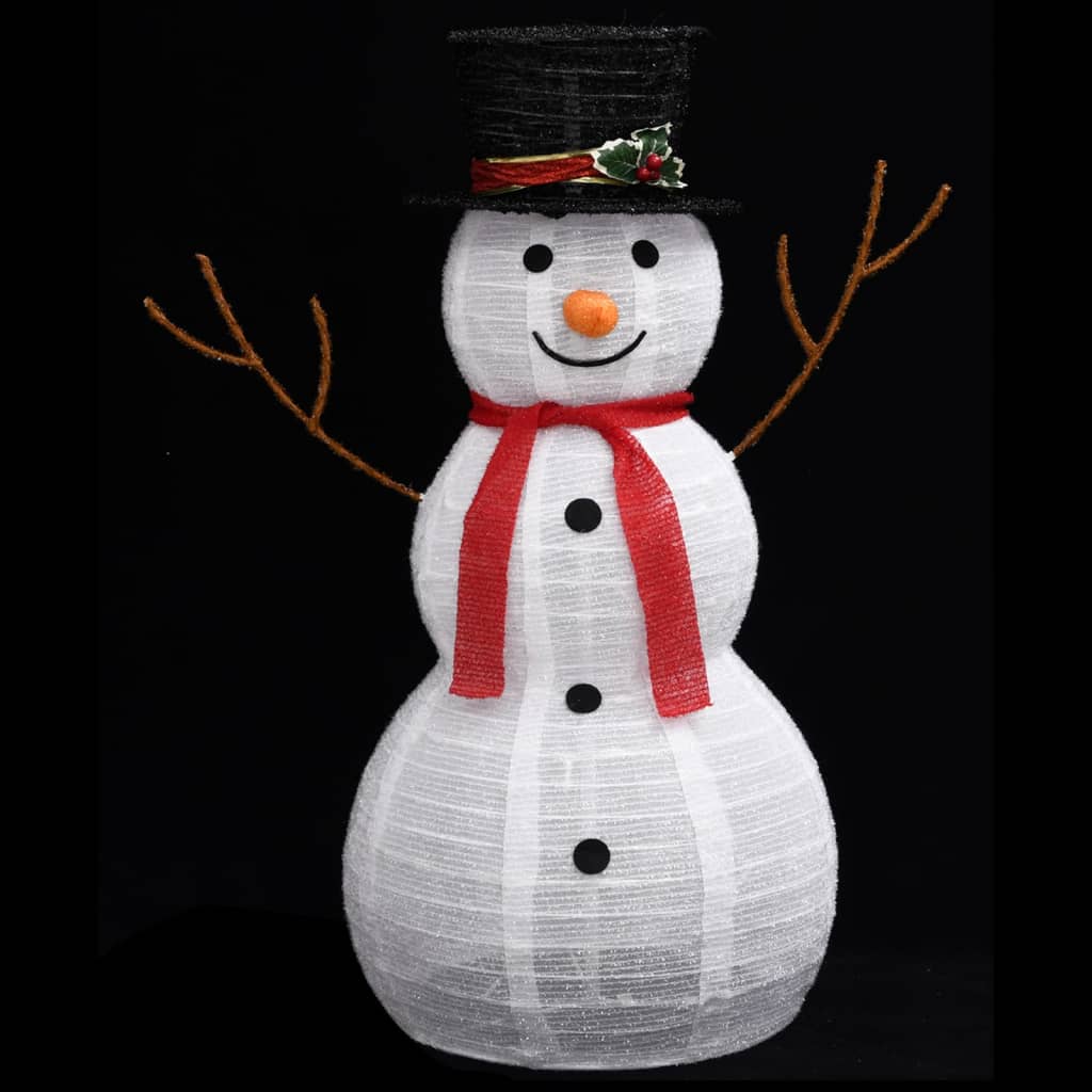 vidaXL dekoratiivne lumememme kuju, LED, luksuslik kangas, 90 cm