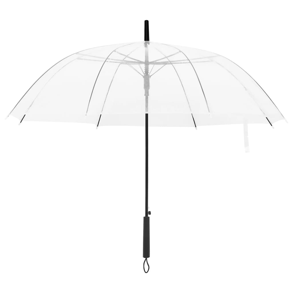 vidaXL vihmavari läbipaistev, 100 cm