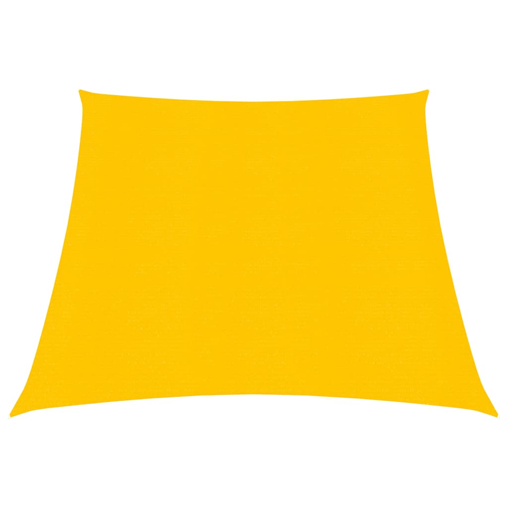 vidaXL päikesepuri 160 g/m², kollane, 3/4 x 2 m, HDPE