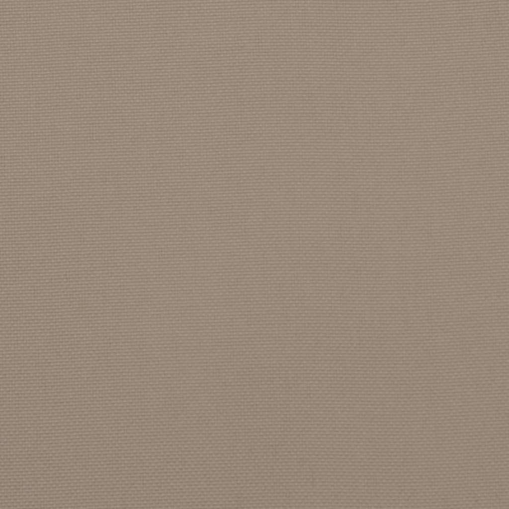 vidaXL euroaluse istmepadi, pruunikas, 58 x 58 x 10 cm, kangas