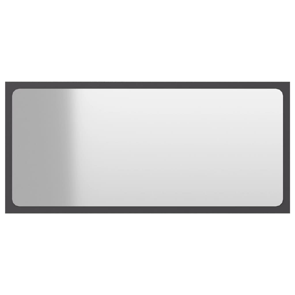 vidaXL vannitoa peeglikapp, valge, 80 x 1,5 x 37 cm, puitlaastplaat