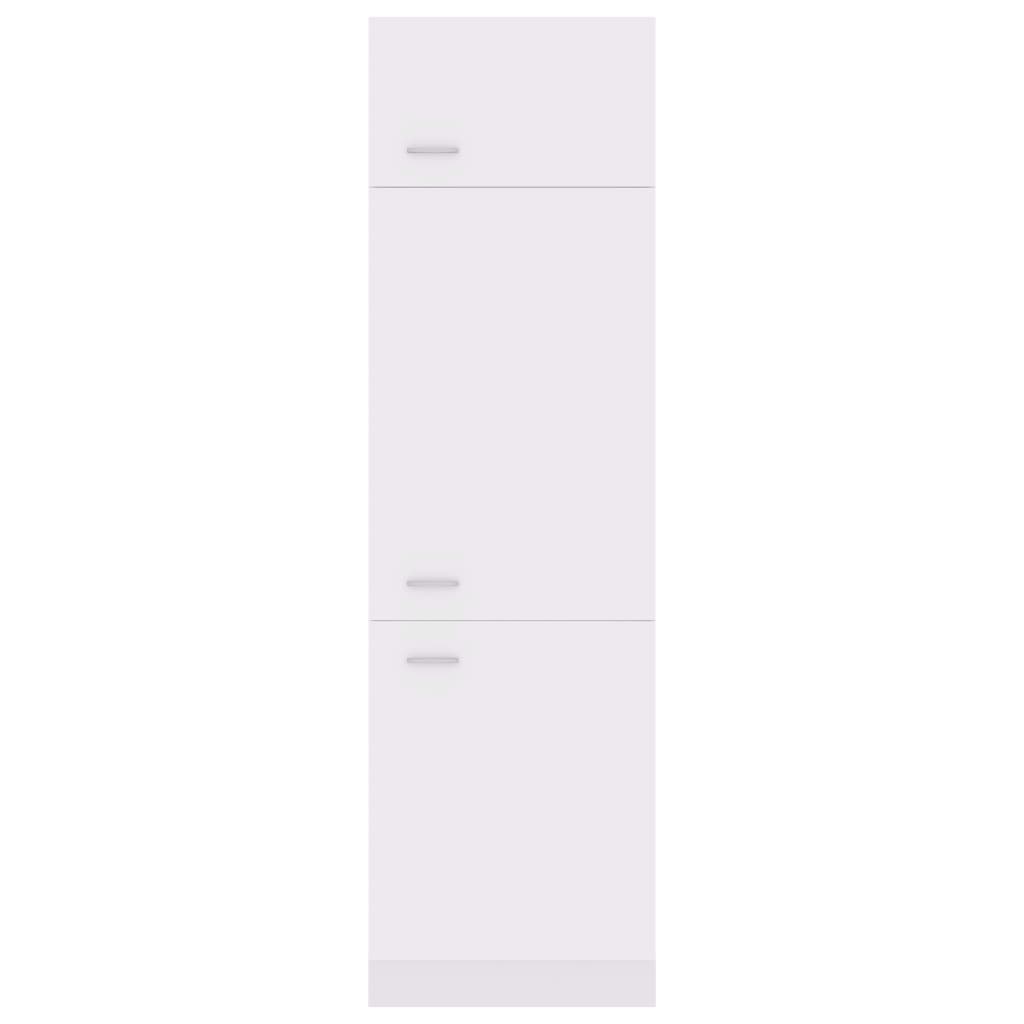 vidaXL külmikukapp, valge, 60 x 57 x 207 cm, puitlaastplaat