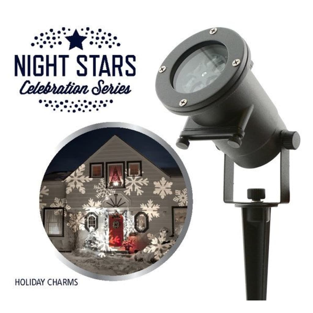 Night Starsi LED-tuled "Holiday Charms", 6 mustrit 12 W
