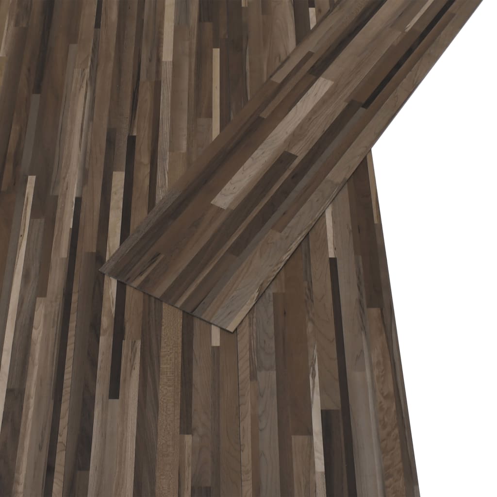 vidaXL iseliimuvad PVC-põrandaplaadid 5,21 m², 2 mm, triibuline pruun