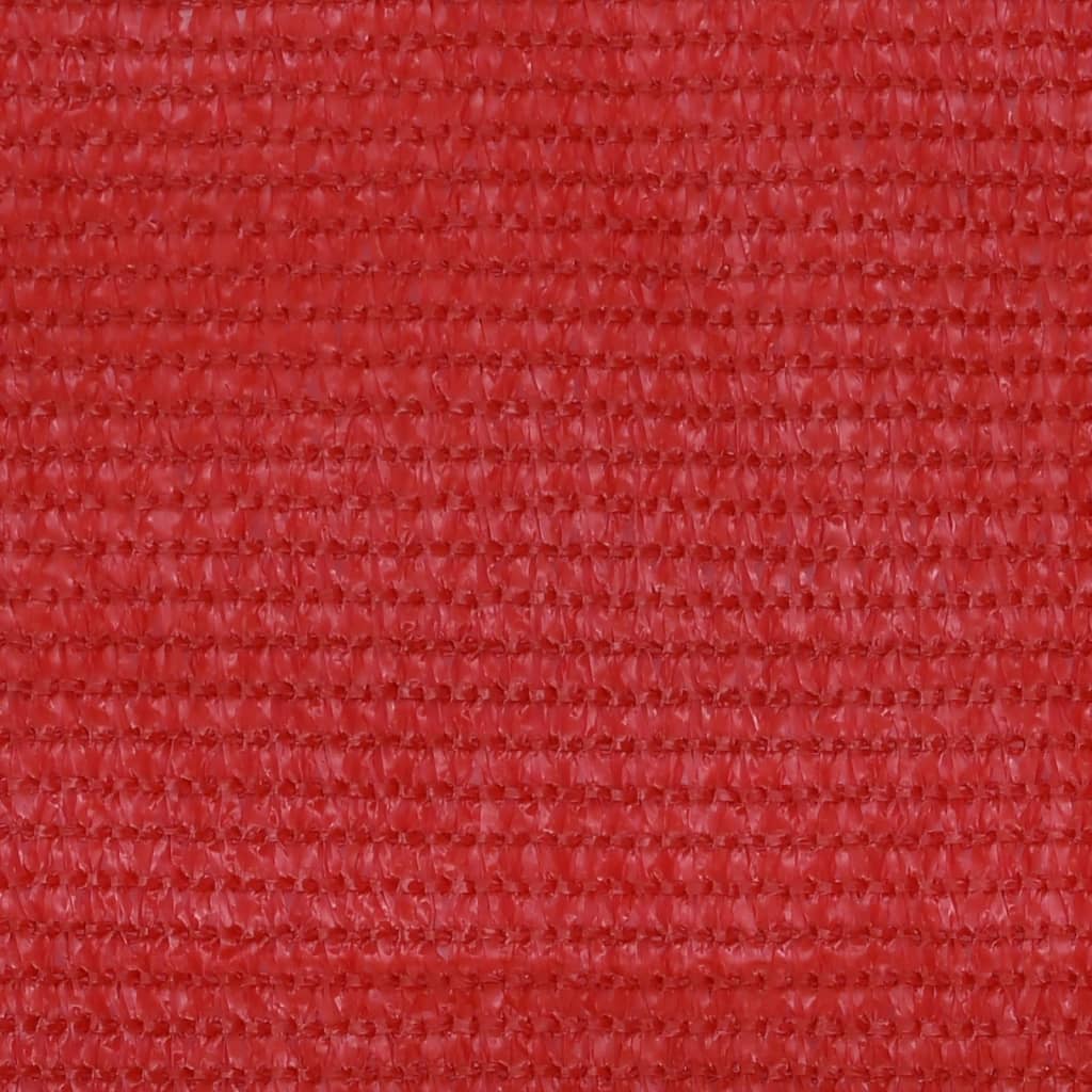 vidaXL väliruloo 80x140 cm, punane, HDPE